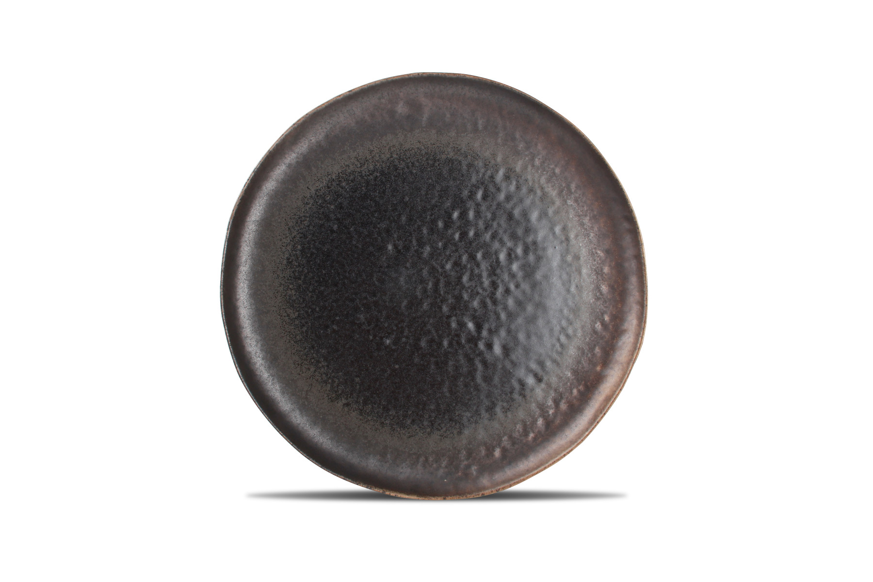 Claro Assiette 28cm or graphite martelé